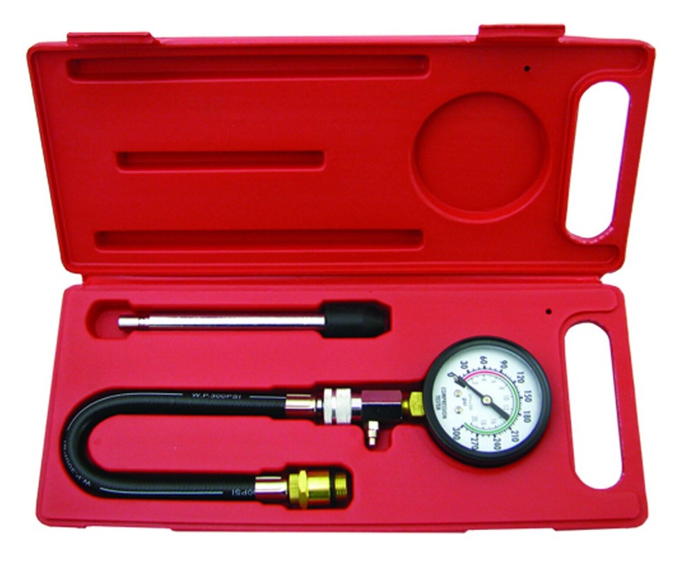 Engine Compression Tester Tool Kit 63mm Dia Gauge for Easy Reading RG5237