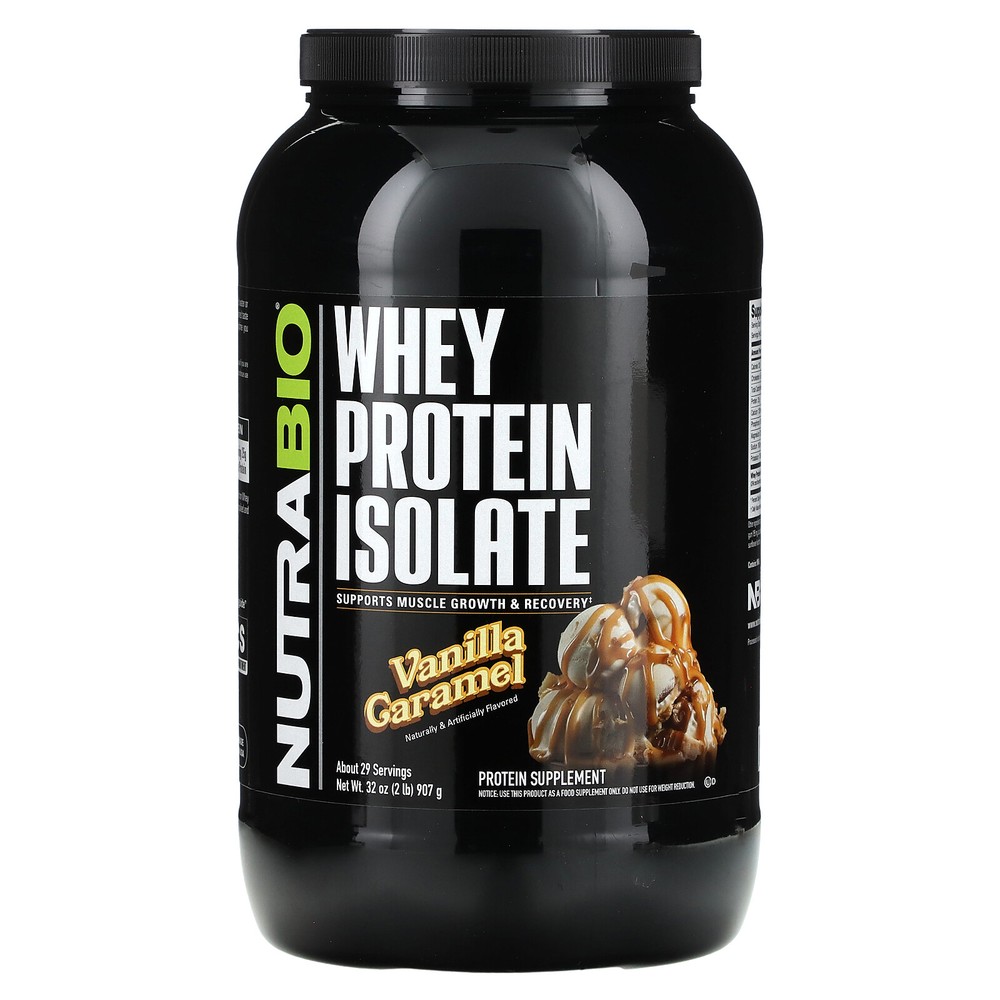 Whey Protein Isolate, Vanilla Caramel, 2 lb (907 g)
