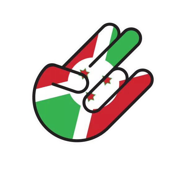 Burundian Shocker Sticker Decal