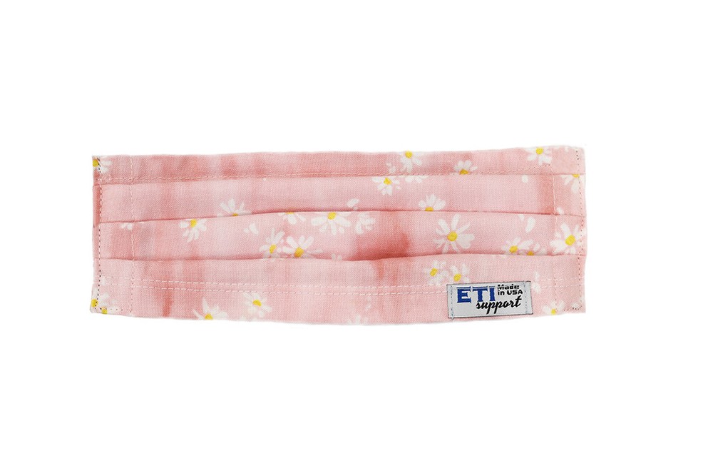 Pink Flower Face Mask