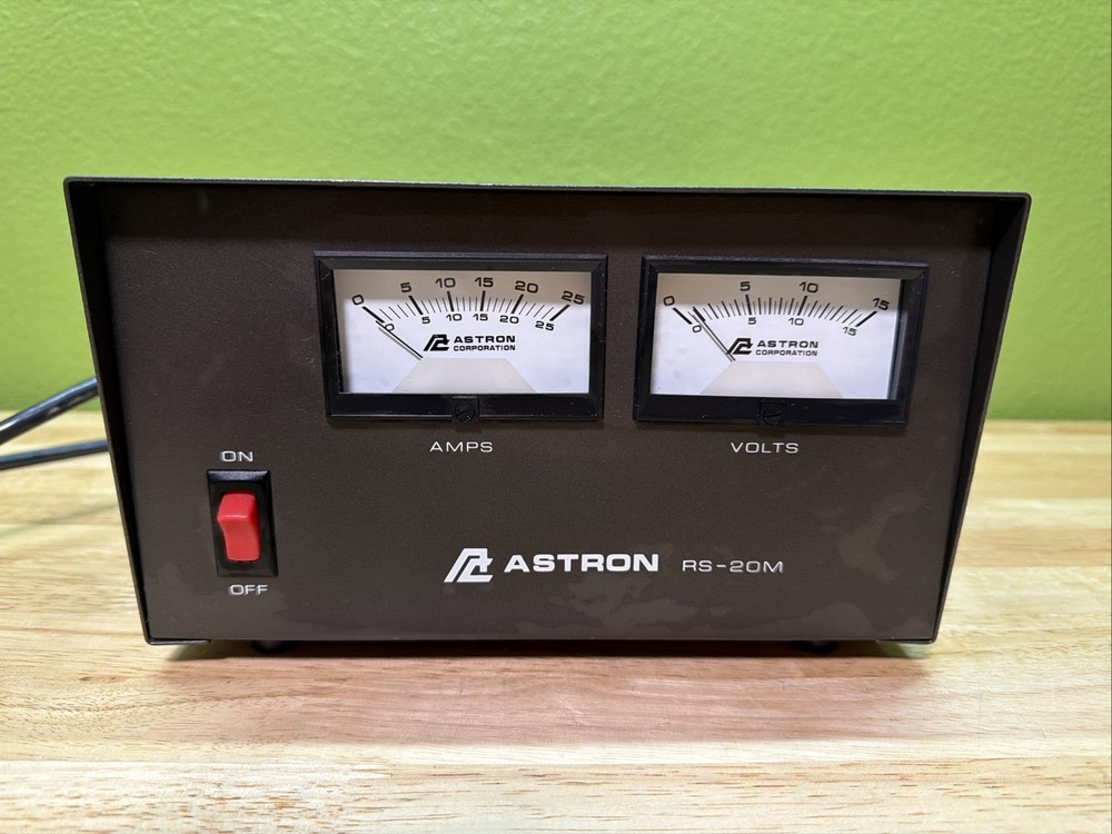 Astron RS-20M 13.8 VDC Linear Power Supply Tested