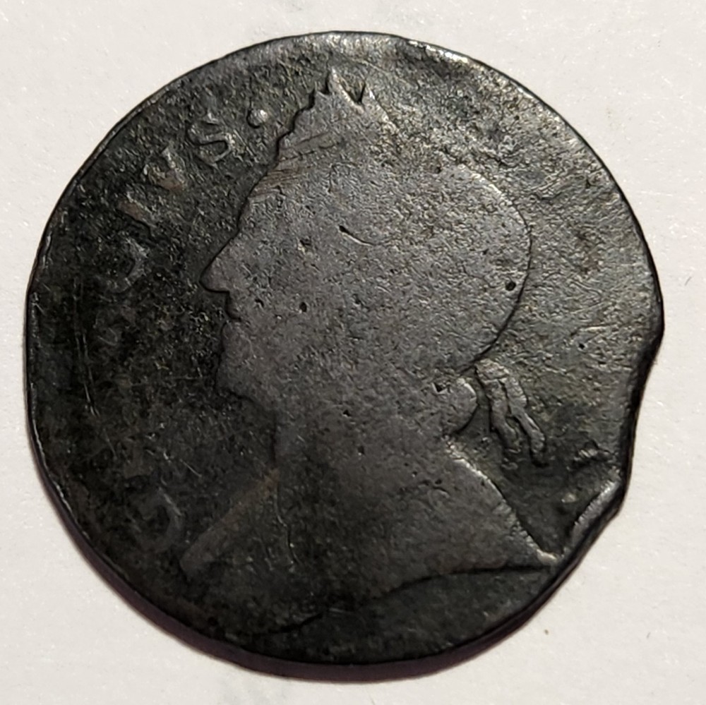 1751 Simian Halfpenny 13-51A