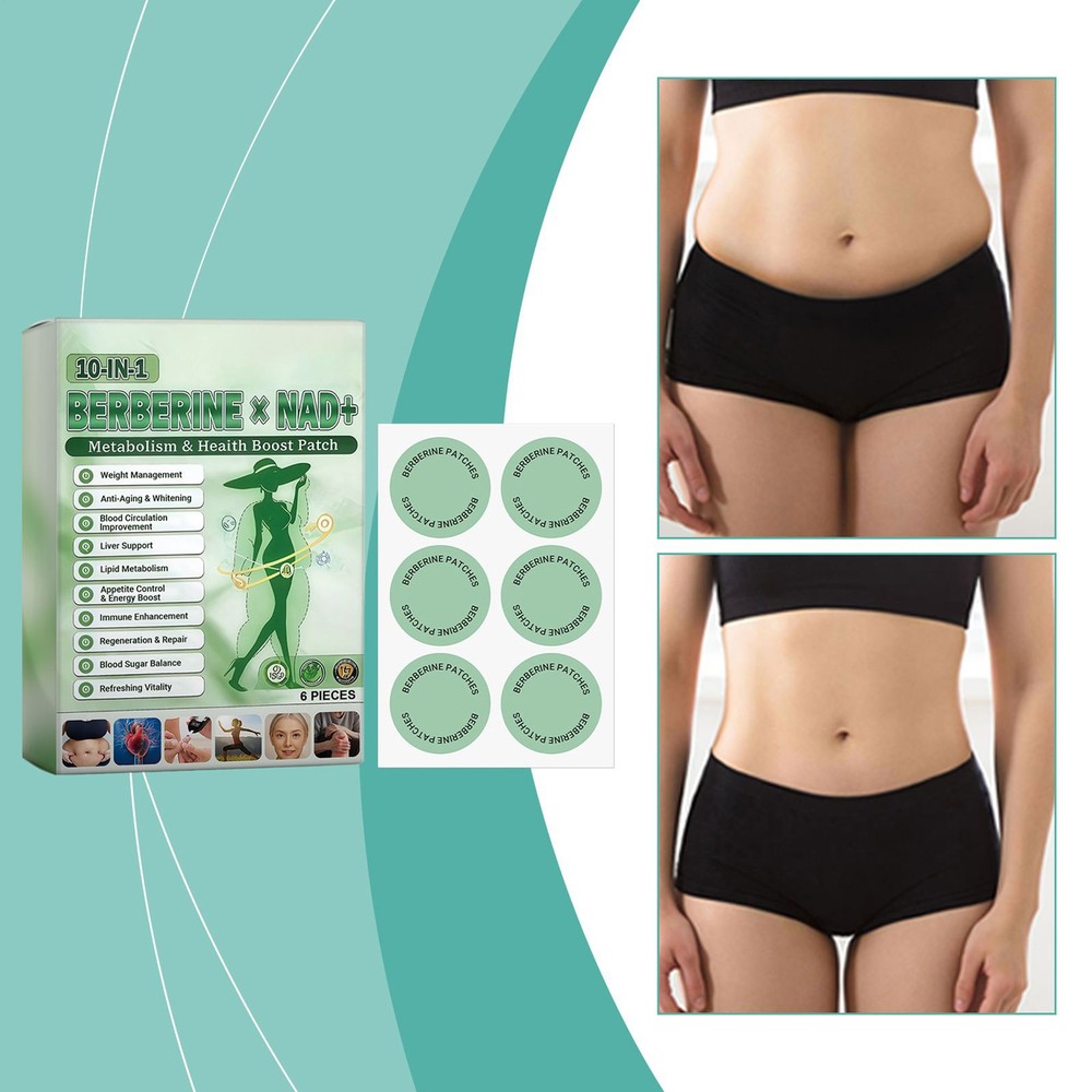 GLORENDA Berberine Mullti-Pathway Metabolic Patch, GLORENDA Patch