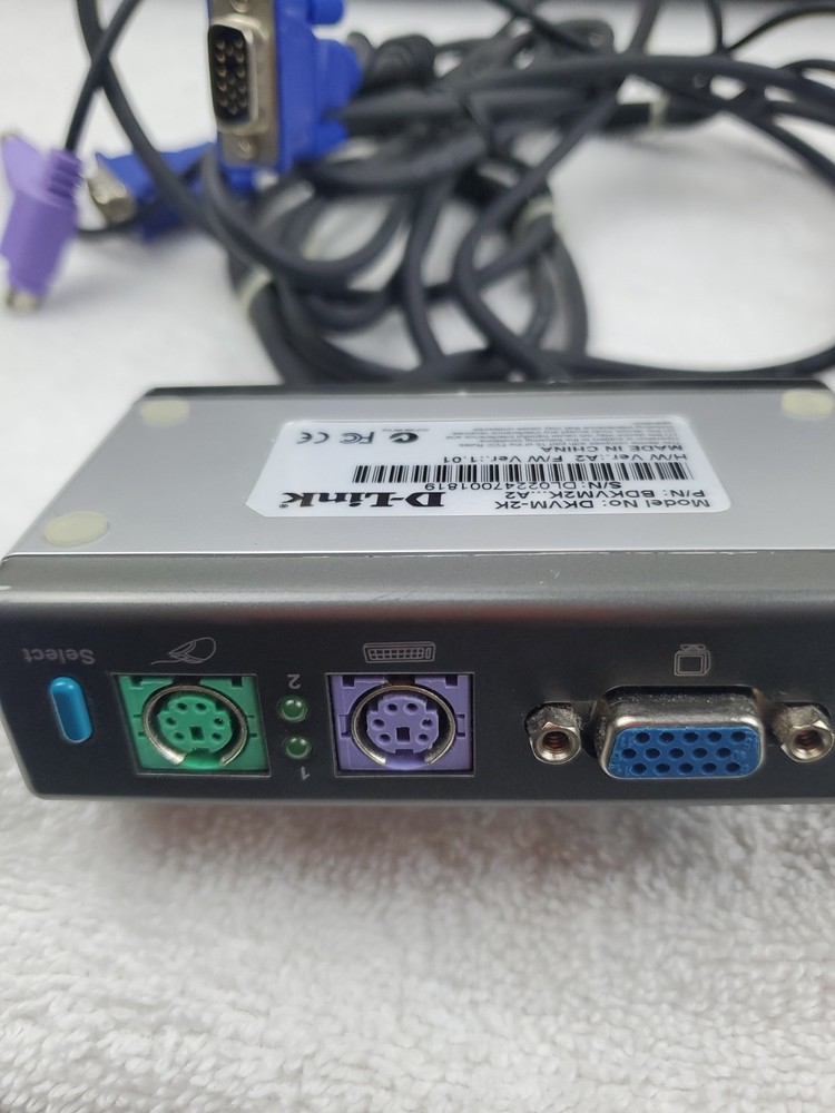D-Link 2 Port KVM Switch DKVM-2K