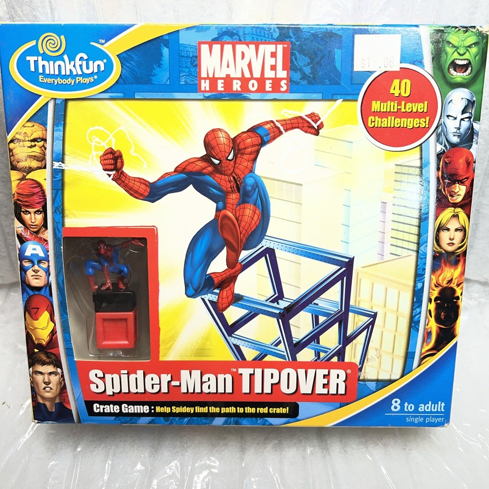 Spider-Man TIPOVER Game Thinkfun 2006 Marvel Single Player Never Opened