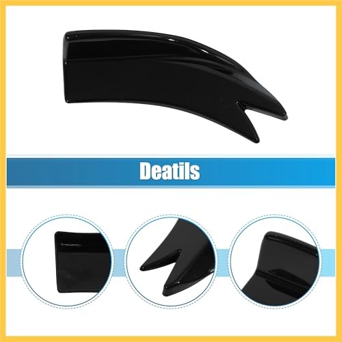 1 Pair Car Universal Rear Bumper Lip Diffuser Splitter Canard Protector Body