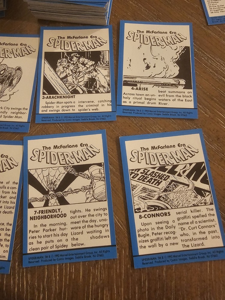 Spiderman: The McFarlane Era 1992 Complete Set 1-90