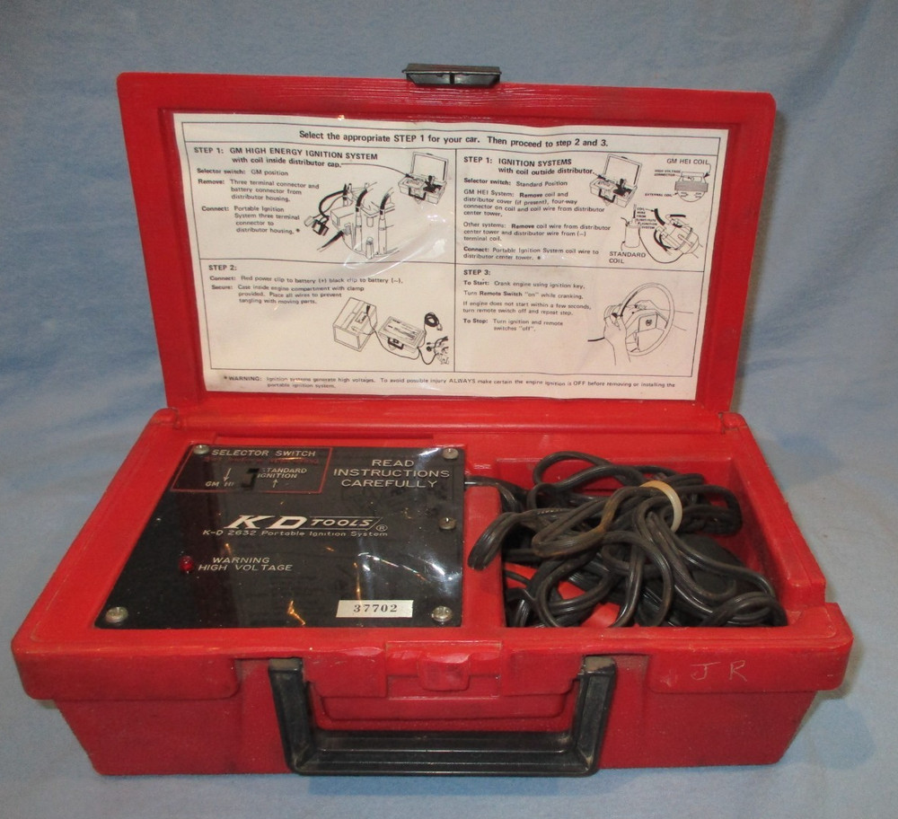 VINTAGE PORTABLE IGNITION SYSTEM #2632 - K-D TOOLS - UNTESTED