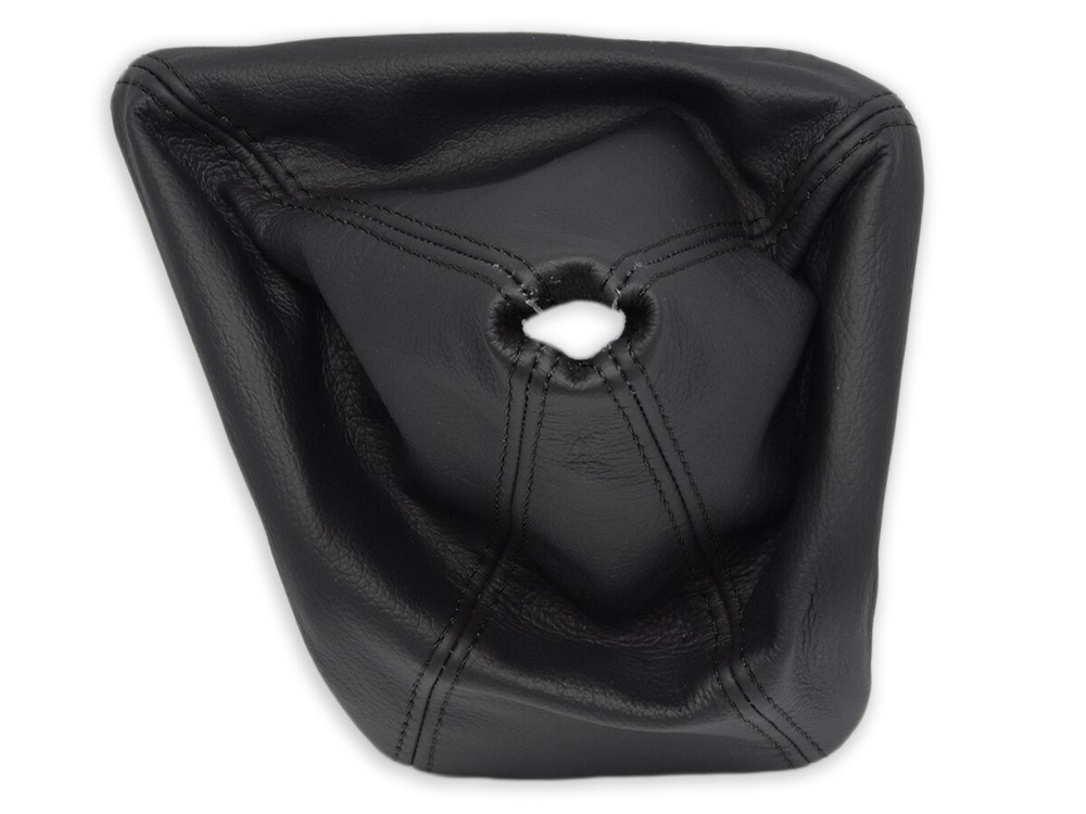 FOR FORD TRANSIT 2013-2017 GEAR SHIFT BOOT GAITER LEATHER STITCHING BLACK