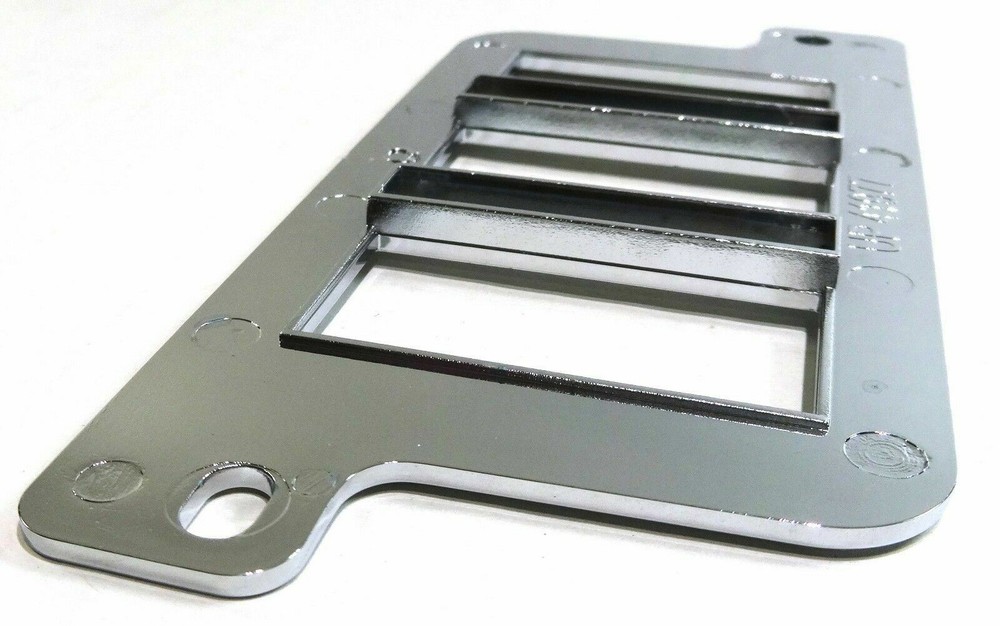 rocker switch panel bottom left side chrome plastic Freightliner Century 3 hole