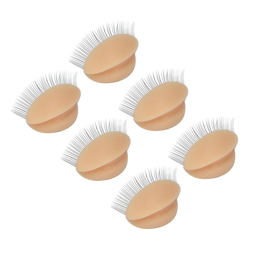 3 Pairs Replacement Eyelids For Mannequin Head Eyelash Extension Practice