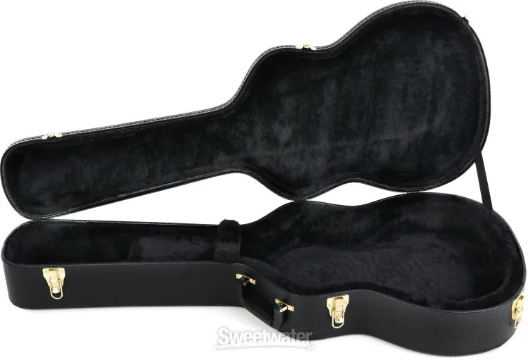 Fender Classical/Folk Guitar Multi-fit Hardshell Case - Black with Black Plush
