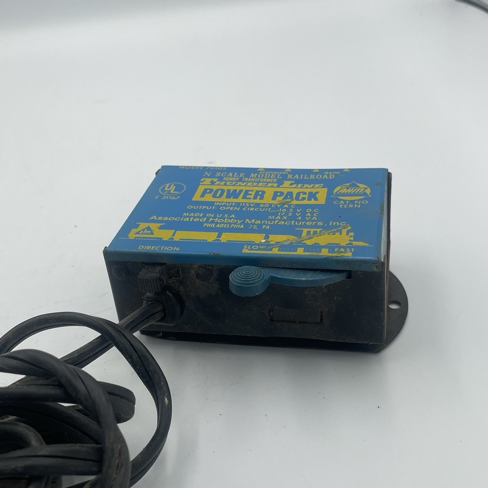 AHM THUNDER LINE POWER PACK TRAIN TRANSFORMER N Scale
