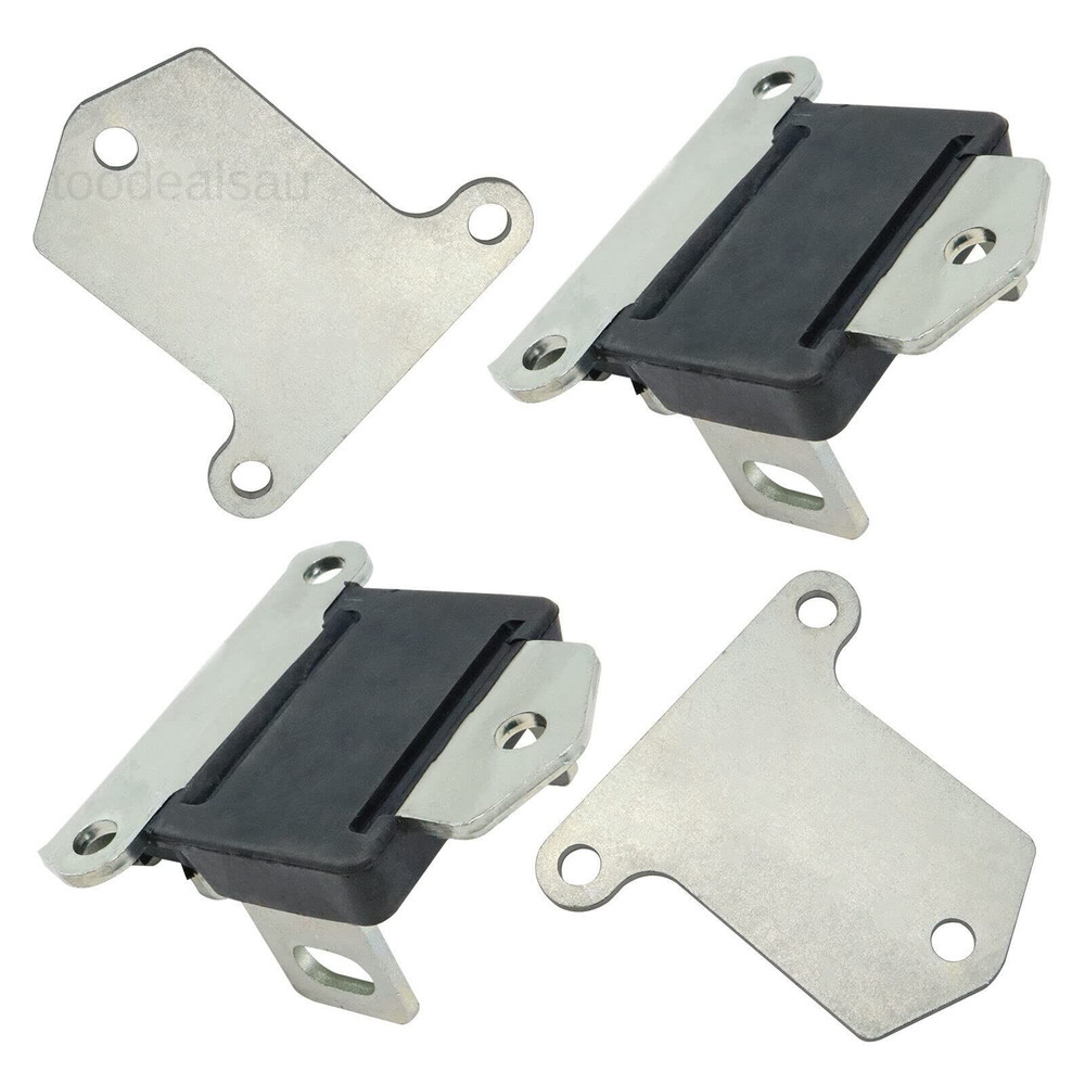 Pair(2) 3474 Engine Motor Mounts SBC BBC Compatible with Silver
