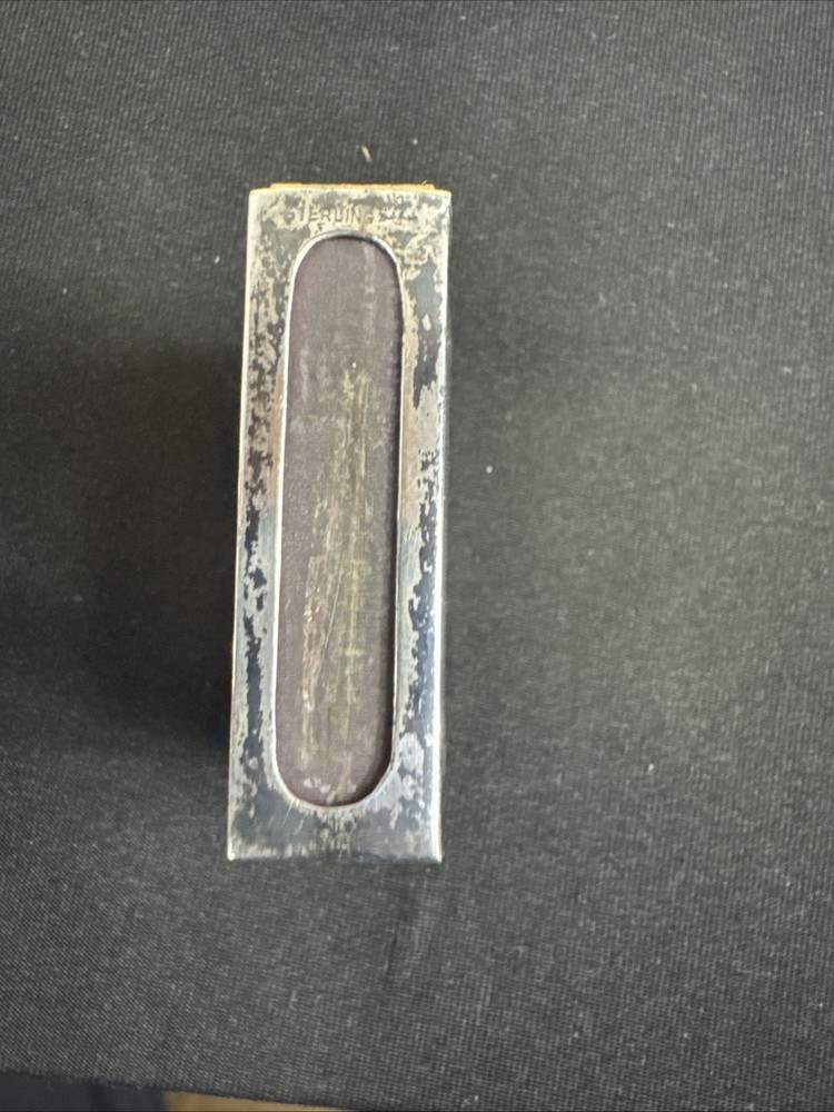 Vintage Sterling Silver Match Safe Monogram HCB w/ Matches