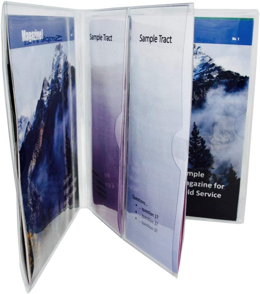 Vinyl Magazine and Tract Organizer