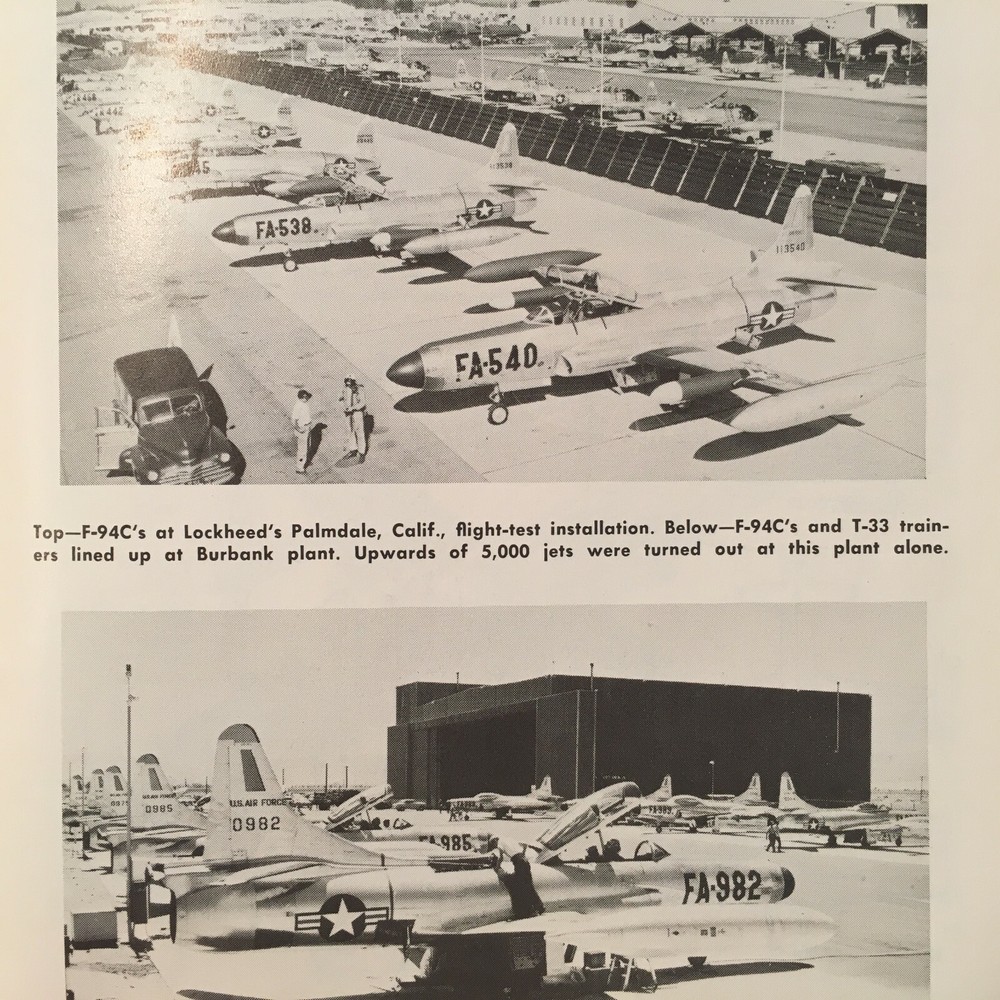 Lockheed F-94C Starfire Detailed Analysis Booklet from Air Age Technical Library