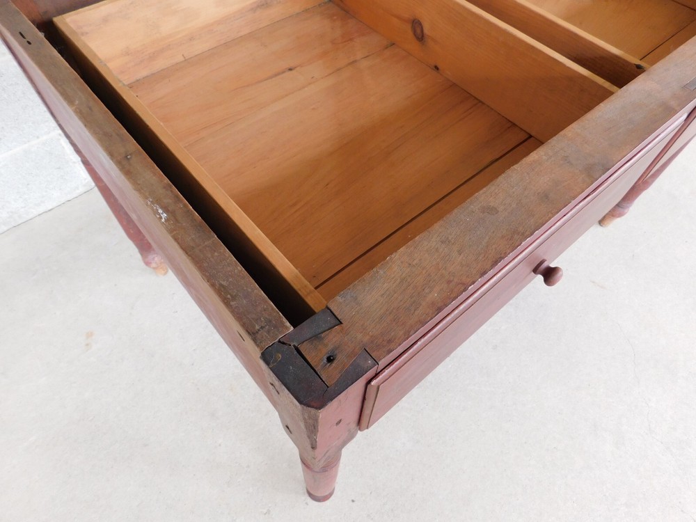 Antique 19th Century Tavern Work Dining Table