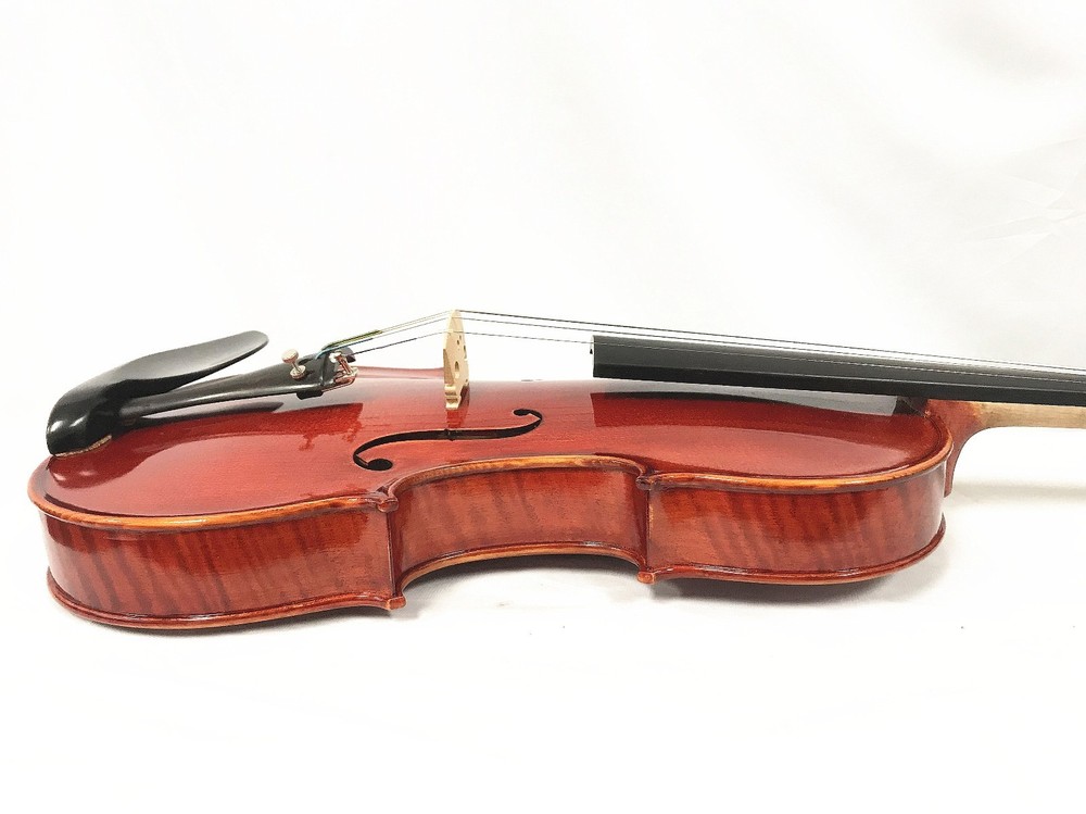 ADVANCED 4/4 SIZE VIOLIN, Dominant Strings + Despiau Bridge,DEEP & POWERFUL TONE