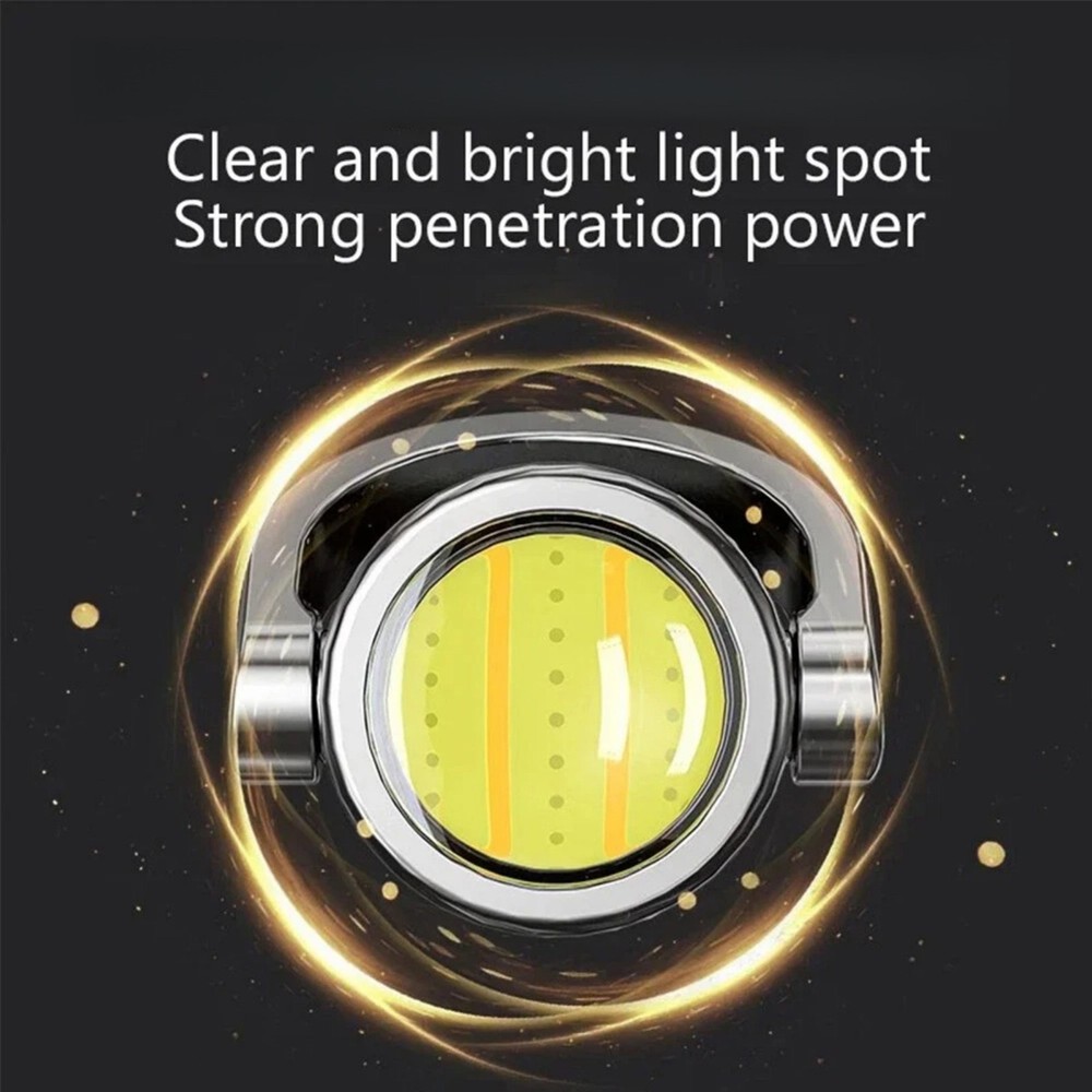 Rechargeable Keychain Flashlight Mini, Compact Light for Night Work, Camping