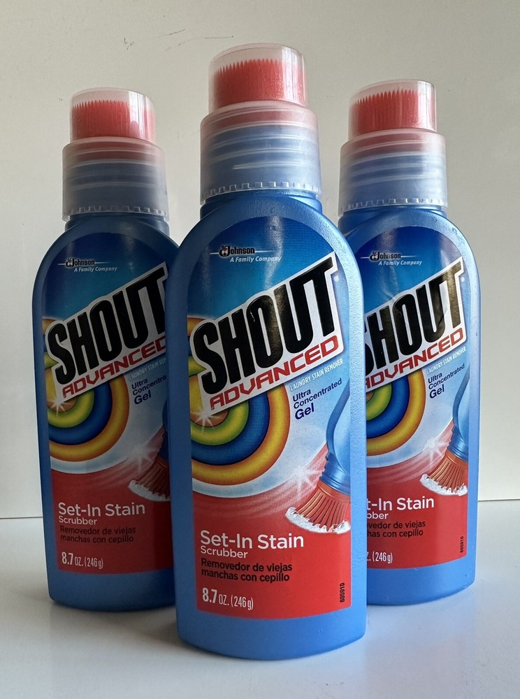 SHOUT ADVANCED LAUNDRY STAIN REMOVER GEL STICKS