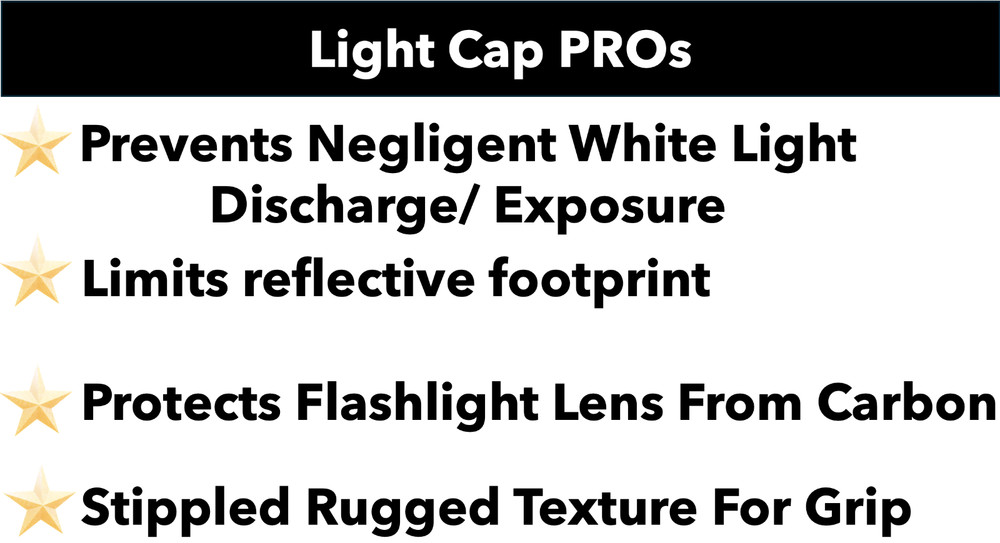 Light Cap Cover for Flashlights/ Weapon Light Size M