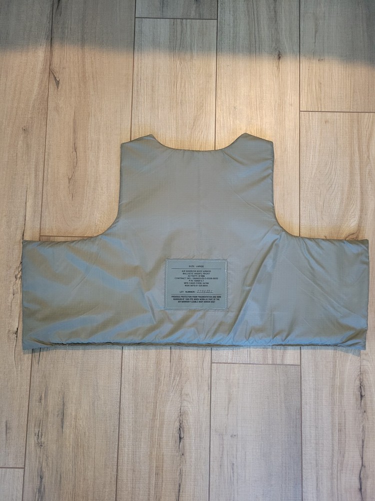 Soft Body Armor Inserts, Front and Back (Air Warrior)