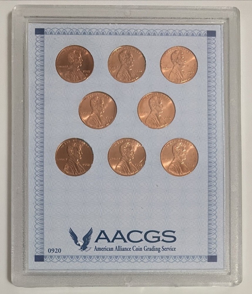 AACGS 2009 P&D Lincoln Bicentennial (8 coins/set)