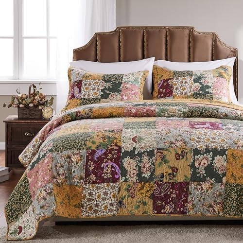 Greenland Home Antique Chic Authentic Patchwork Cotton Full/Queen (3 Piece)