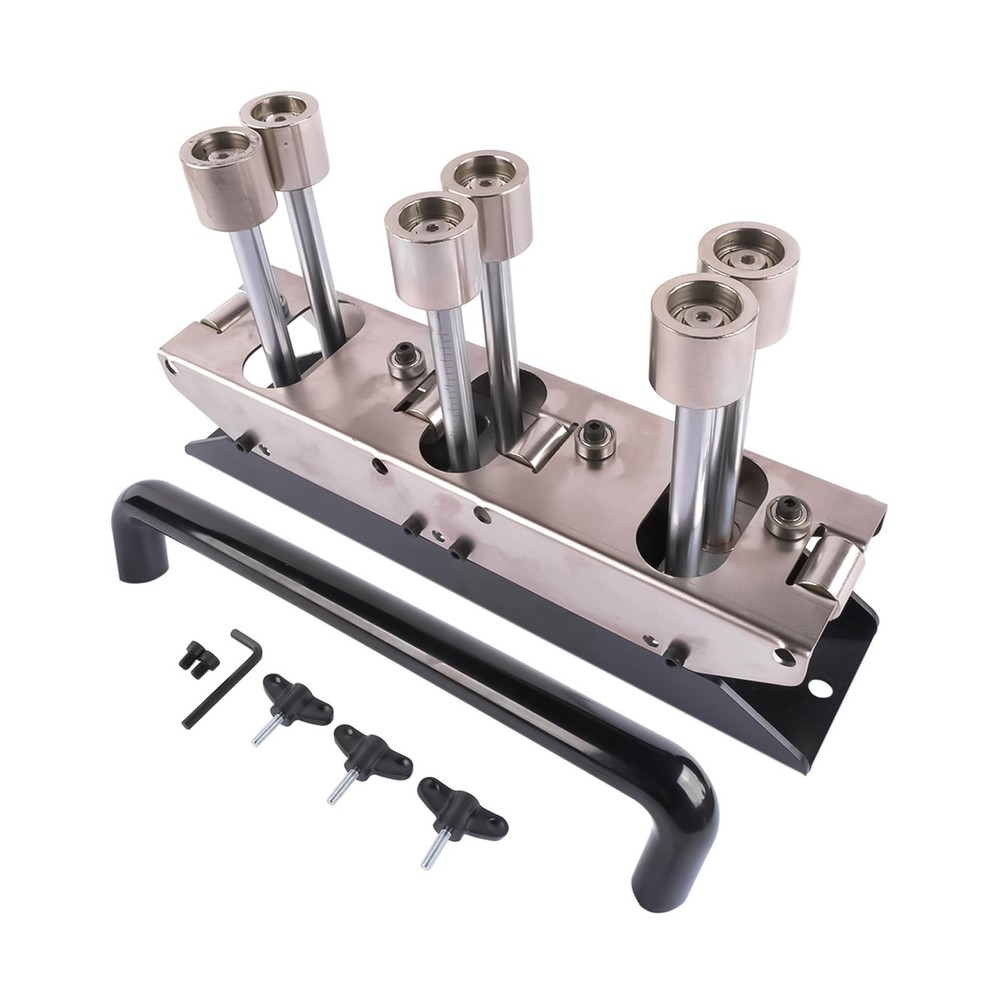 Three Station Edge Roller Bender 0-90° Bending Angle Metal Bending Tool Adj