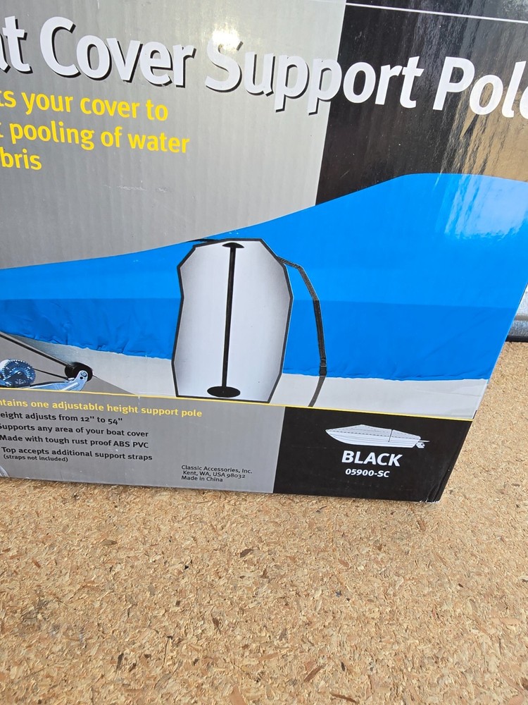 Classic Accessories Rust Proof Boat Cover Support Pole Height Adjusts 12"-54" Ne