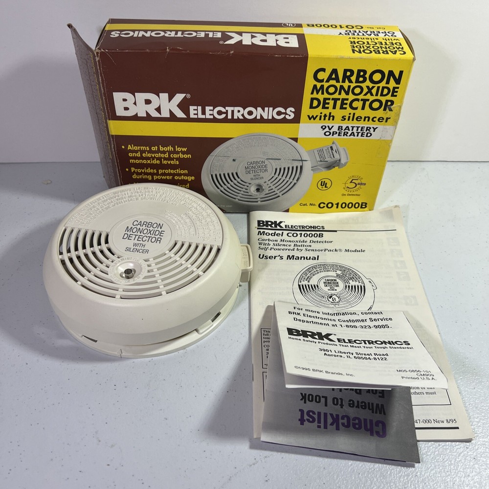BRK, CO1000B Carbon Monoxide Detector