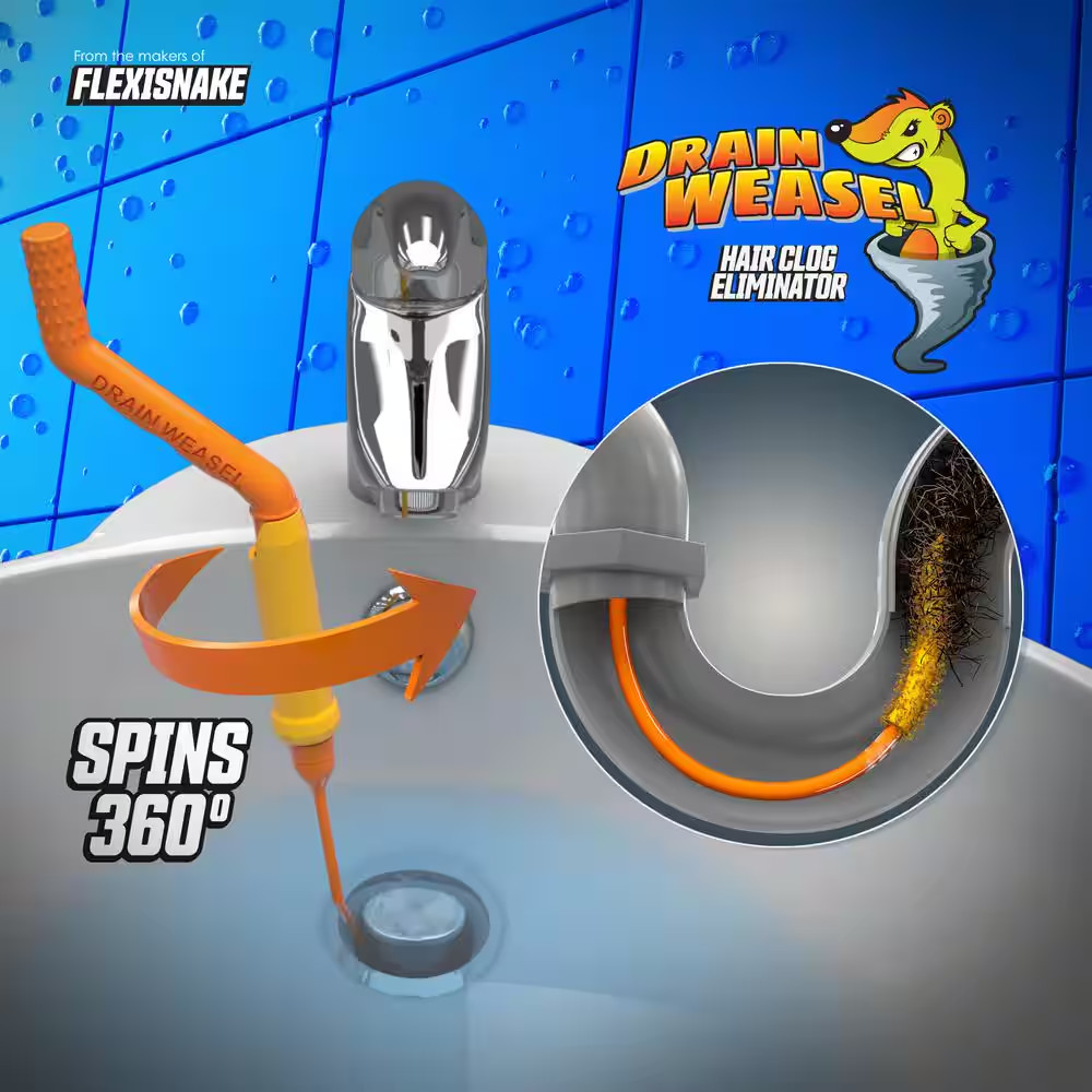 Drain Weasel 3-Pack Refill for Drain Cleaning