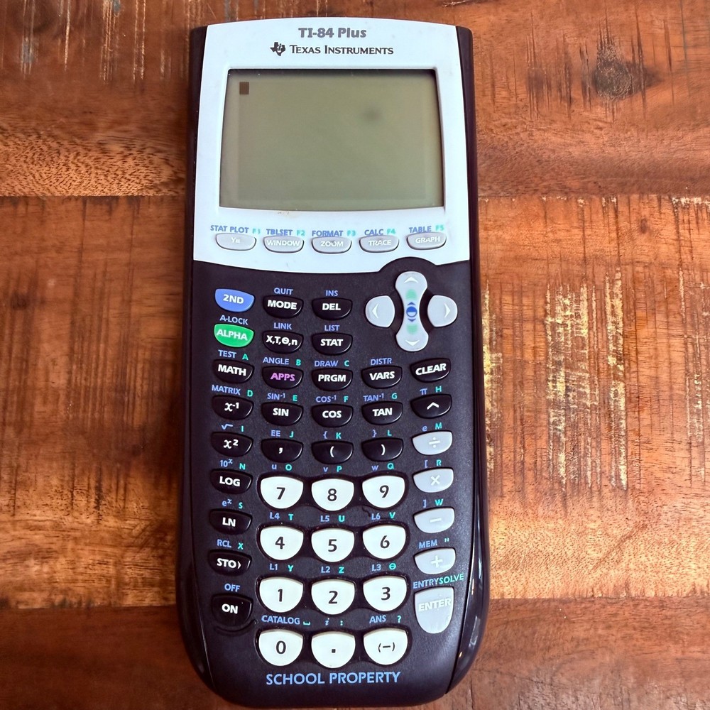 Texas Instruments TI-84 Plus Graphing Calculator Yellow Case Tested Working