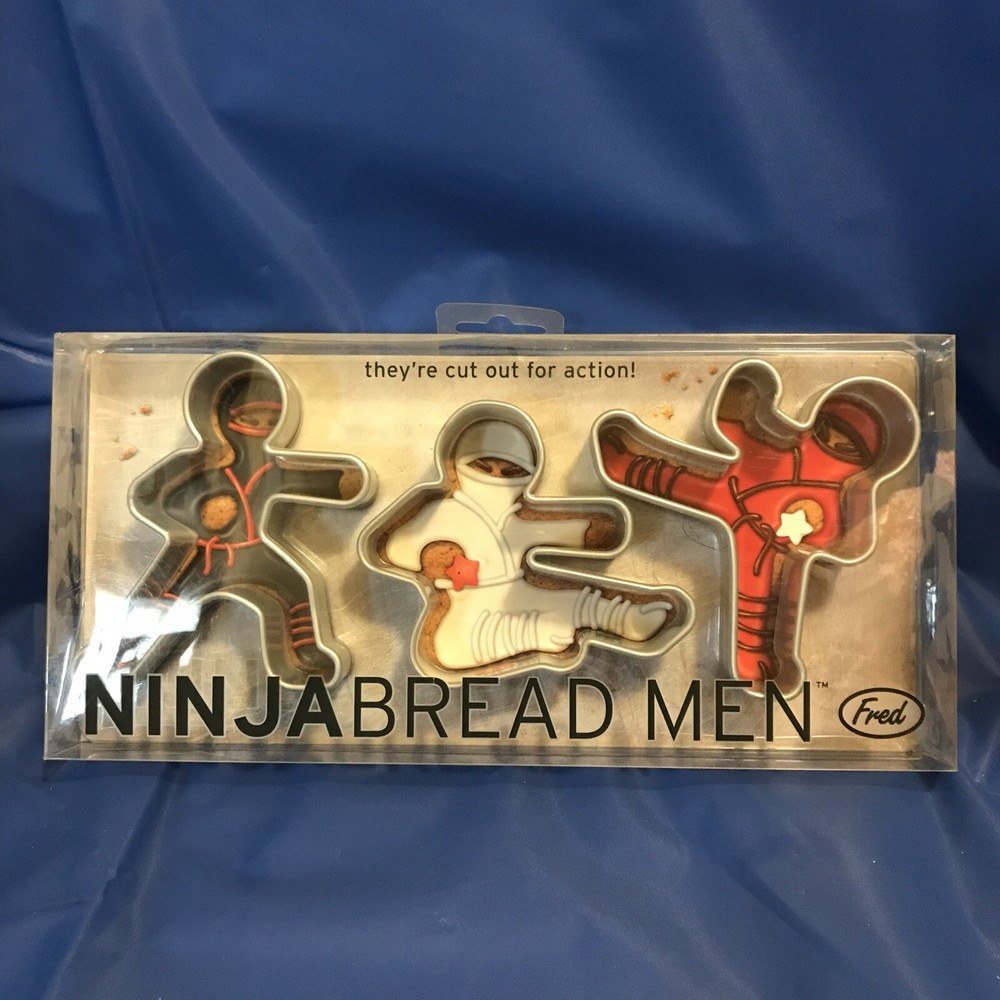 Fred and Friends Ninjabread Men Cookie Cutters 3 Pack