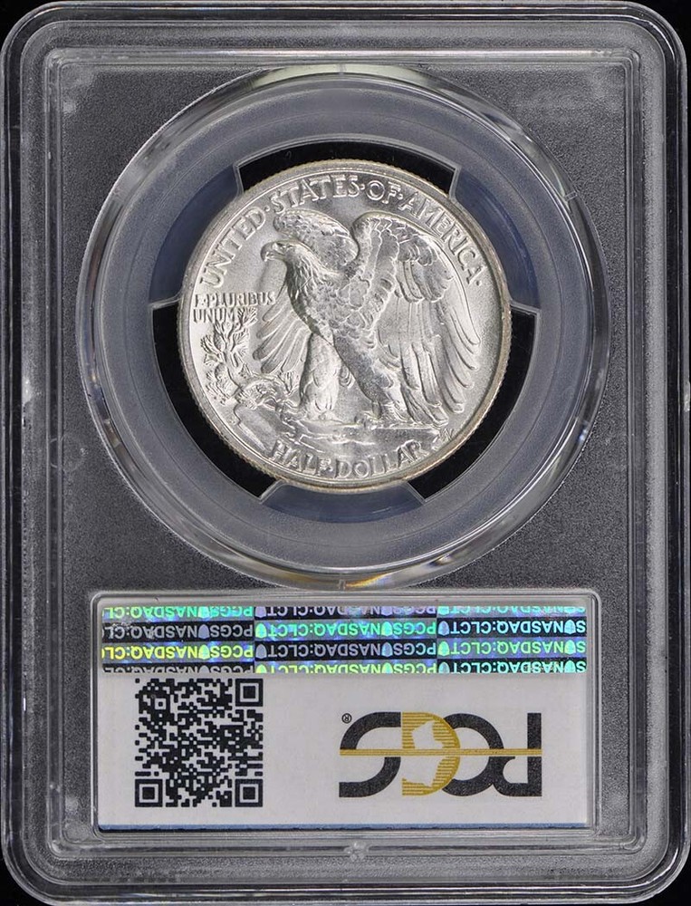 1945-S 50C Walking Liberty Half Dollar PCGS MS66