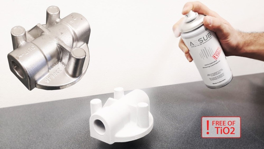 AESUB 3D Scanning spray WHITE - 6 Cans By Rapid Scan 3D