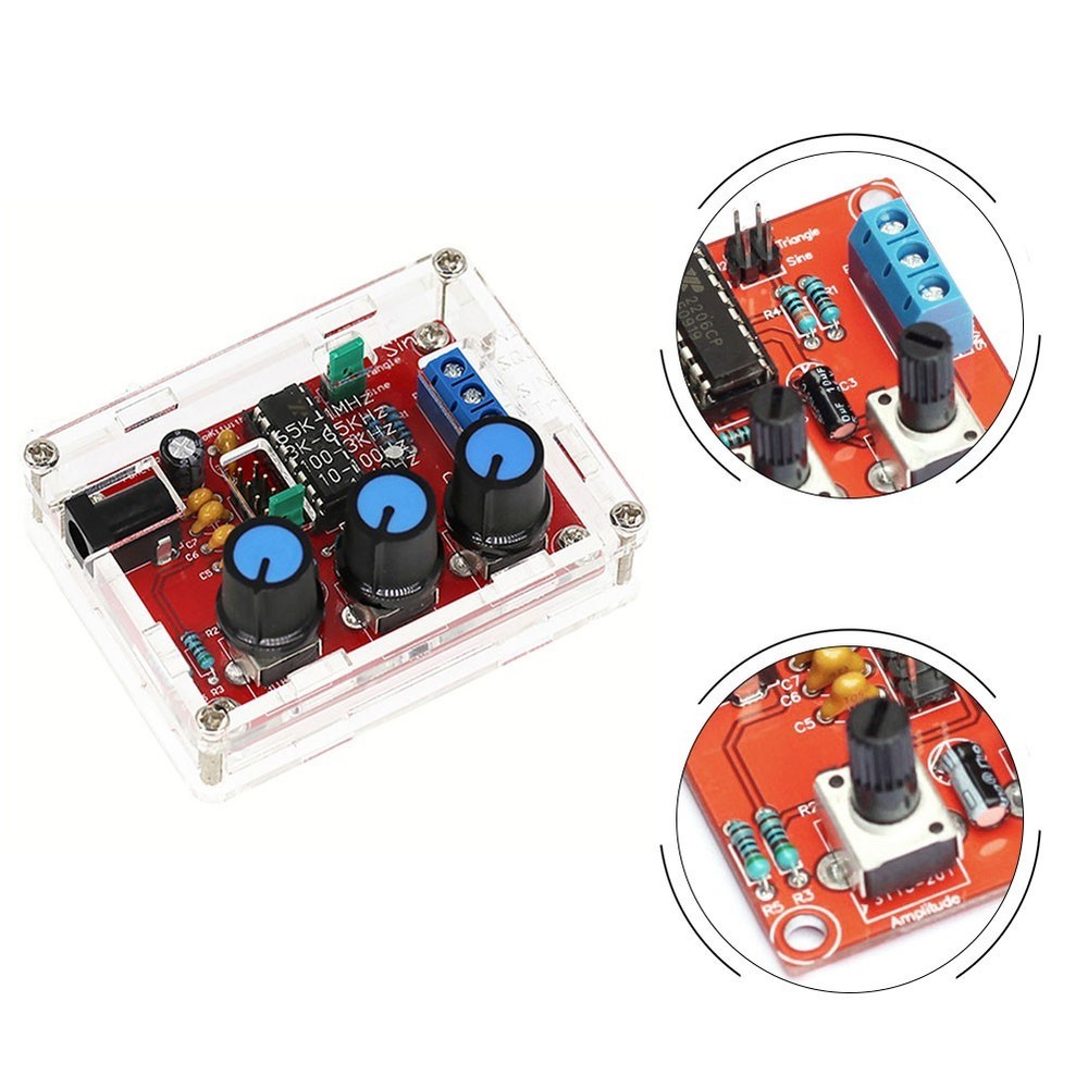 Precise signal generator for DIY projects Adjustable frequency up to 1MHz