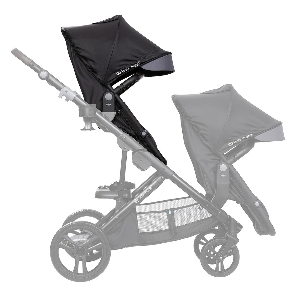 Morph Dash Black Single to Double Stroller Second Seat Attachment