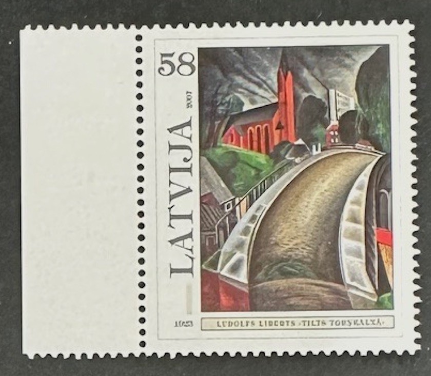LATVIA   573  Beautiful   Mint  NEVER   Hinged   Issue