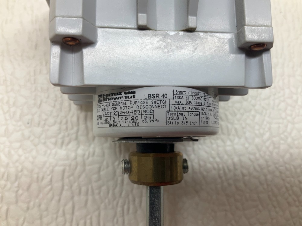 Ferraz Shawmut LBSR 40 Disconnect Switch 40 Amp (TSC)