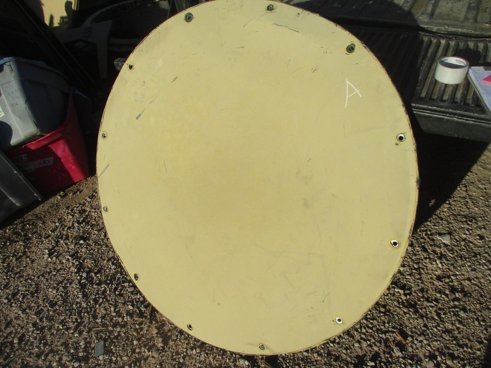 Used Steel Turret Hole Blank Cover w/Cushion for FMTV LMTV MTV M1078 etc. ONLY