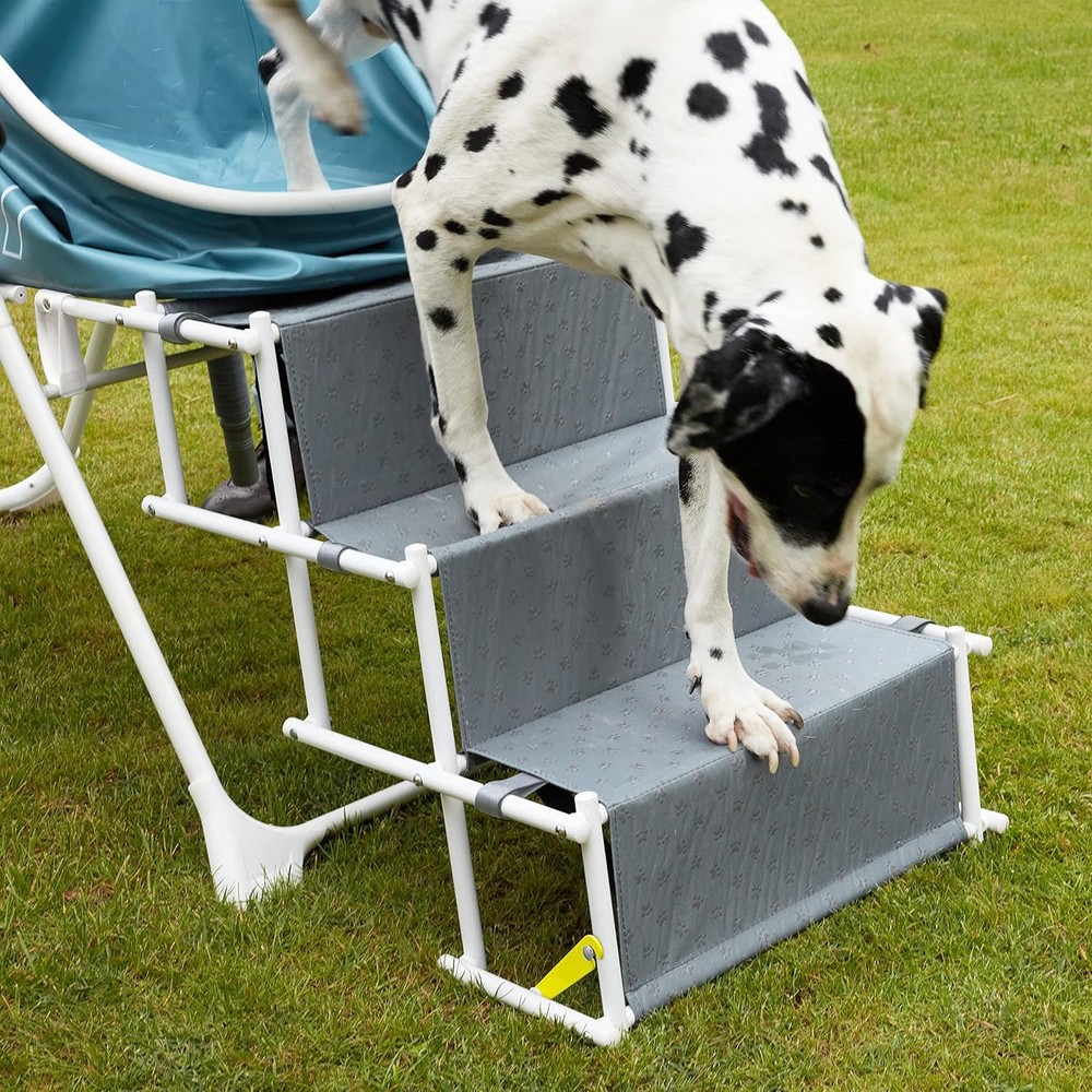 Foldable Dog Grooming Bath Tub with Steps