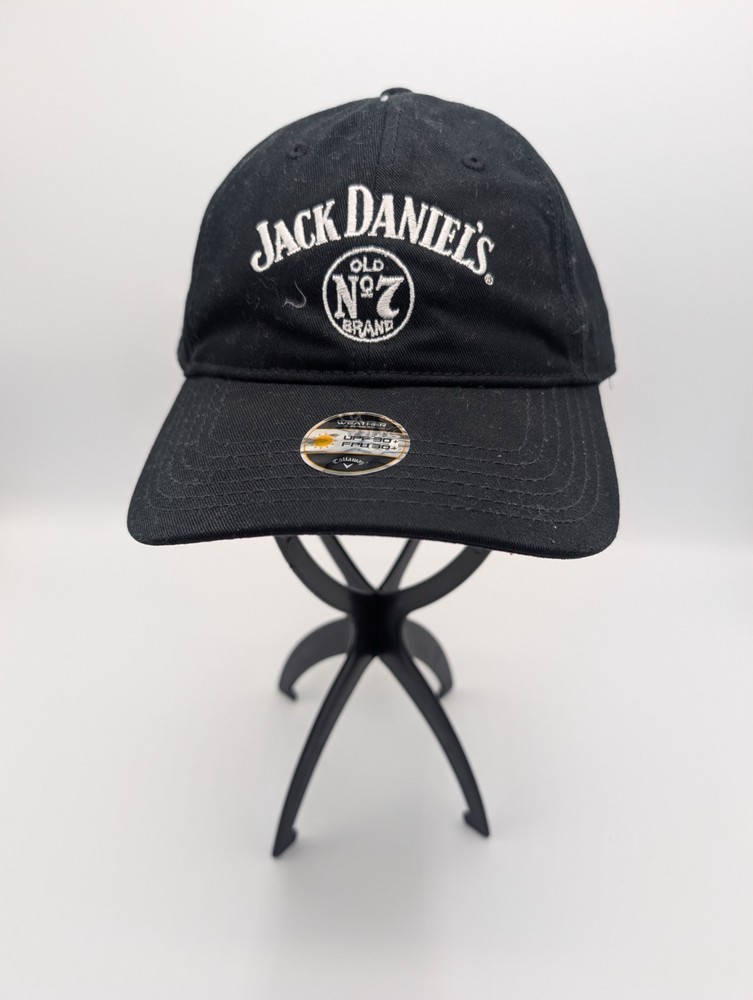 Callaway Jack Daniel's Baseball Cap Adjustable Black Golf Hat NWT