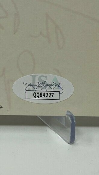 Olympia Dukakis Signed Index Card JSA COA Earl