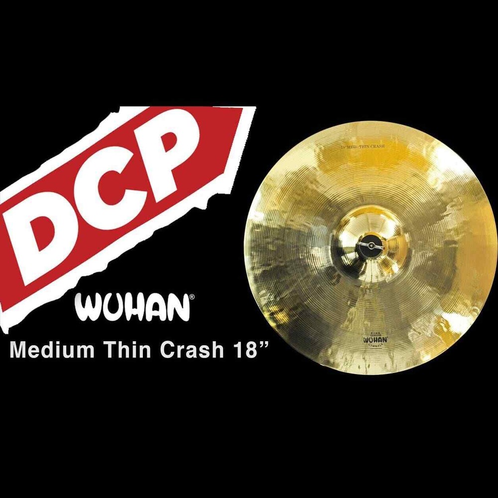 Wuhan Medium Thin Crash Cymbal 18"