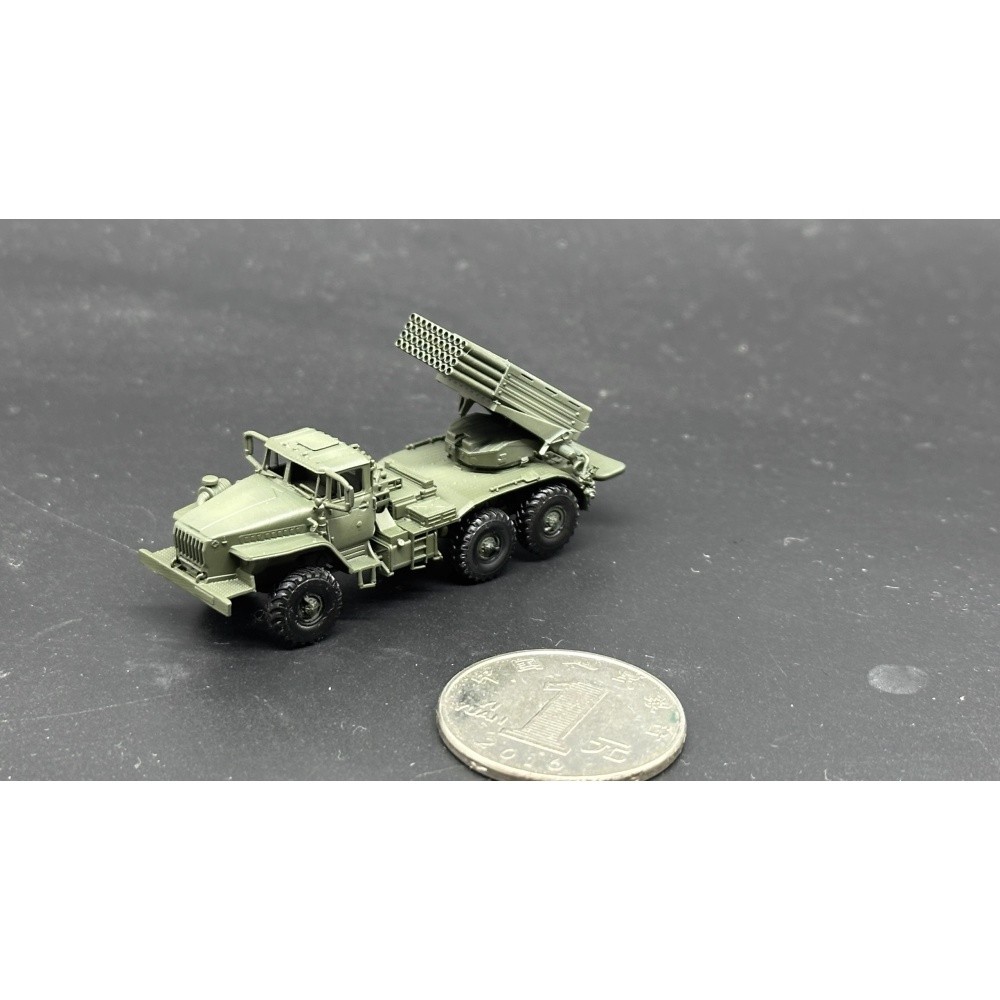 1/144 Soviet BM-21 Grad Multiple Rocket Launcher System Painted Finished Model