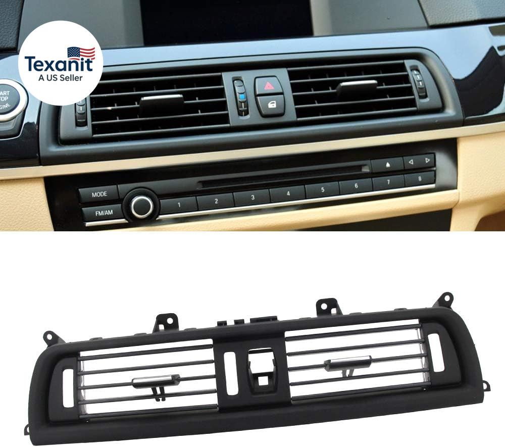 Front Air Grille AC Vent Replacement for BMW 5 Series Interior Central Dashboard