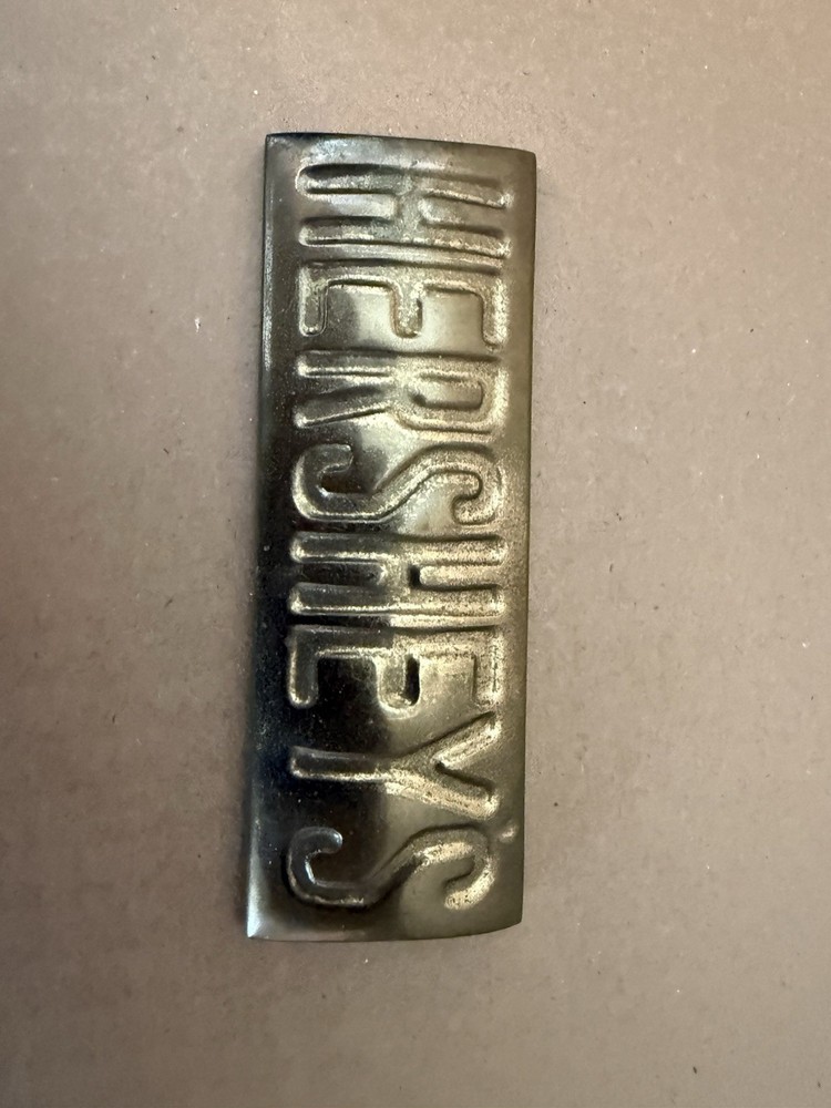 Hershey's Candy Bar Paperweight Solid Brass