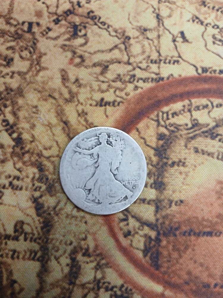 Silver 90% No Date Walking Liberty Half Dollar TP-0601